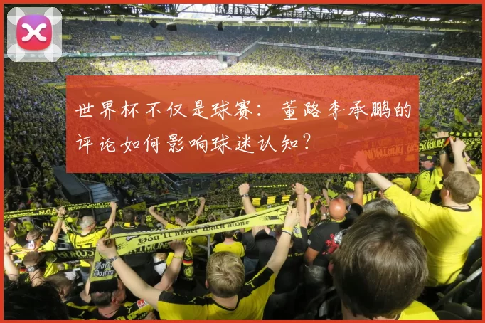 世界杯不仅是球赛：董路李承鹏的评论如何影响球迷认知？