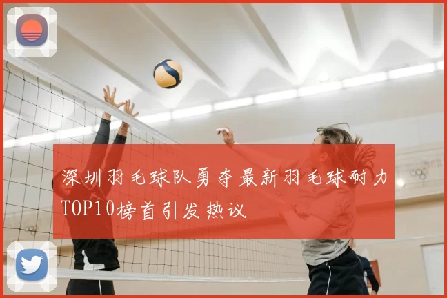 深圳羽毛球队勇夺最新羽毛球耐力TOP10榜首引发热议